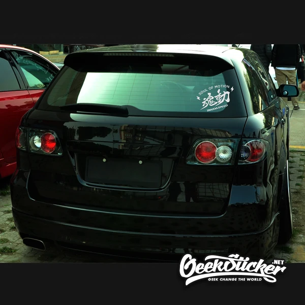 Водонепроницаемый Светоотражающие mazdaspeed буквы Hellaflush для автомобильного
