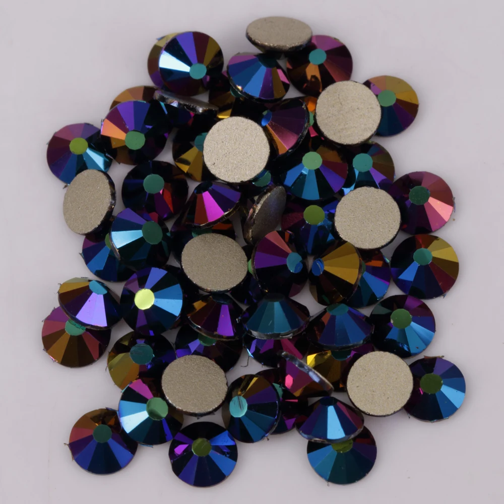 

High Quality ss3-30 Ghost Grey Glue On Flat Back Crystals / Non Hotfix Rhinestones