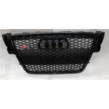 Car styling 2008~2011 A5 RS5 Style All black Front Bumper mesh Grill Grille For Audi A5