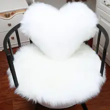 МЯГКИЕ ПЛЮШЕВЫЕ ЛОХМАТЫЙ круглый ковер овчины Нескользящая пол ковер йога коврик для Спальня кафе Гостиная коврики моющиеся коврик