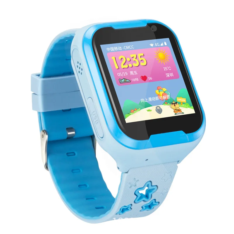 Умные часы детский безопасный Монитор gps трекер детский Android IOS водонепроницаемый детский SOS дистанционный монитор камера SIM 4G сетевые наручные часы