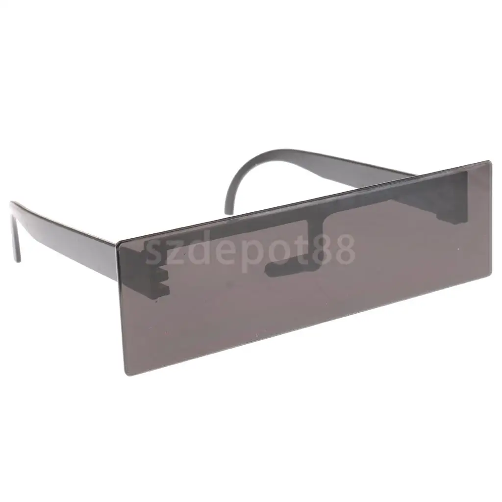 Novelty Black Censor Bar Sunglasses Funny Eye Block Glasses Party Prop
