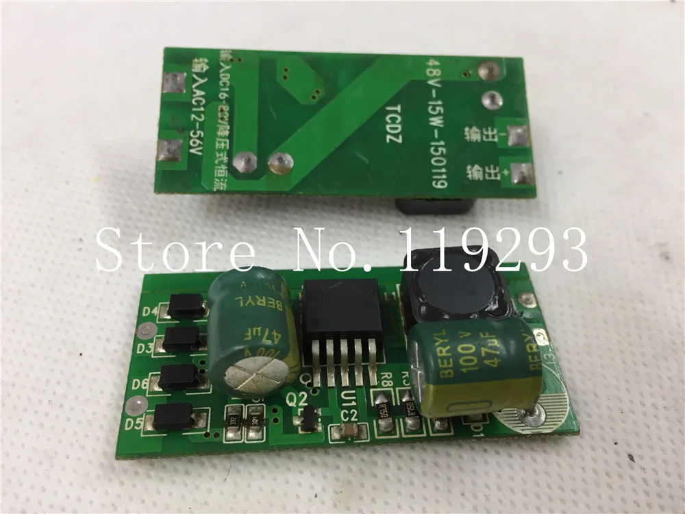 

[BELLA]Electric cars 3W LED lamp driver 12v24V36V48V64V input 12-80V 600mA (C5A4)--5PCS/LOT