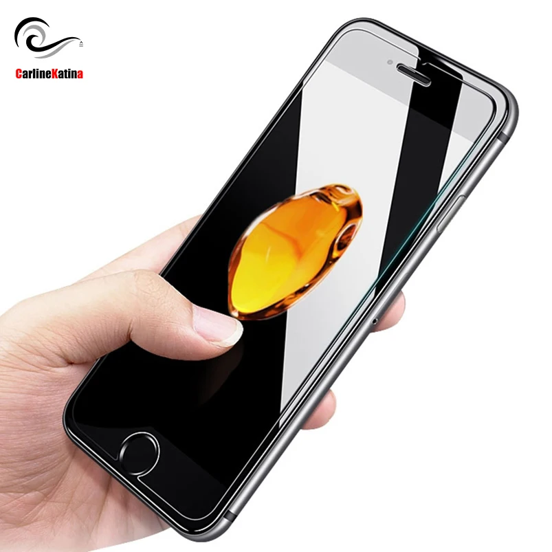 

Tempered glass 9H Screen protector film For iphone Xs Max XR X 8 4 4s 5 5s 5c SE 6 6s 7 7s plus phone bag Cover case + Cloth