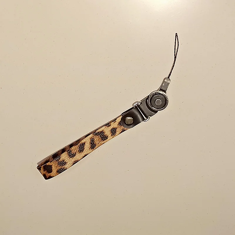 Universal Leopard Zebra Pattern Leather Mobile Phone Lanyard Strap Ribbon for iPhone Samsung Cellphone Accessory Keychain Cords