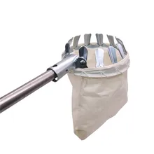 Cueilleur de fruits en métal, tissu pratique pour jardinage de vergers, pommes, pêche, outils de cueillette d'arbres, outil à main de jardin 1 pièces