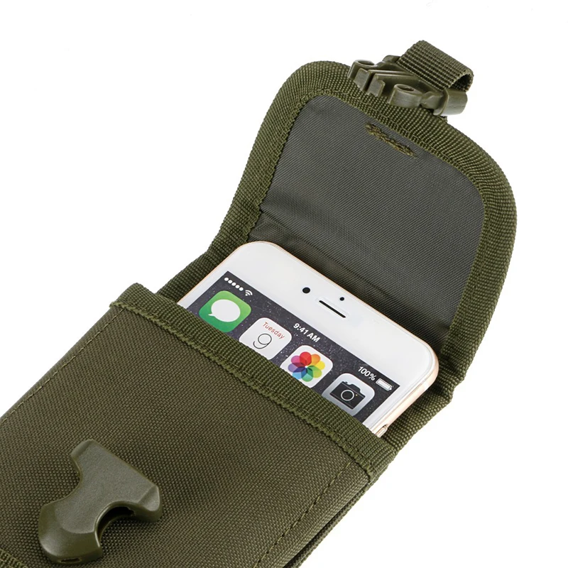 1000 D Cordura тактическая сумка для телефона модель ремня на липучке маленькая мини