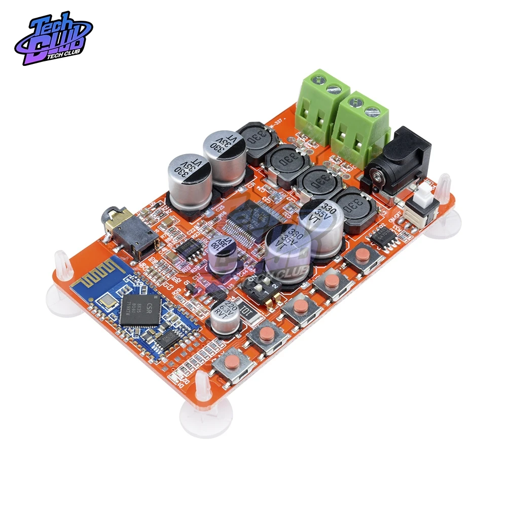 Wireless Bluetooth 4.0 Amplifier Board Audio Receiver Digital TDA7492P DC 8~25V 25W+25W Amplifier Board Part Component