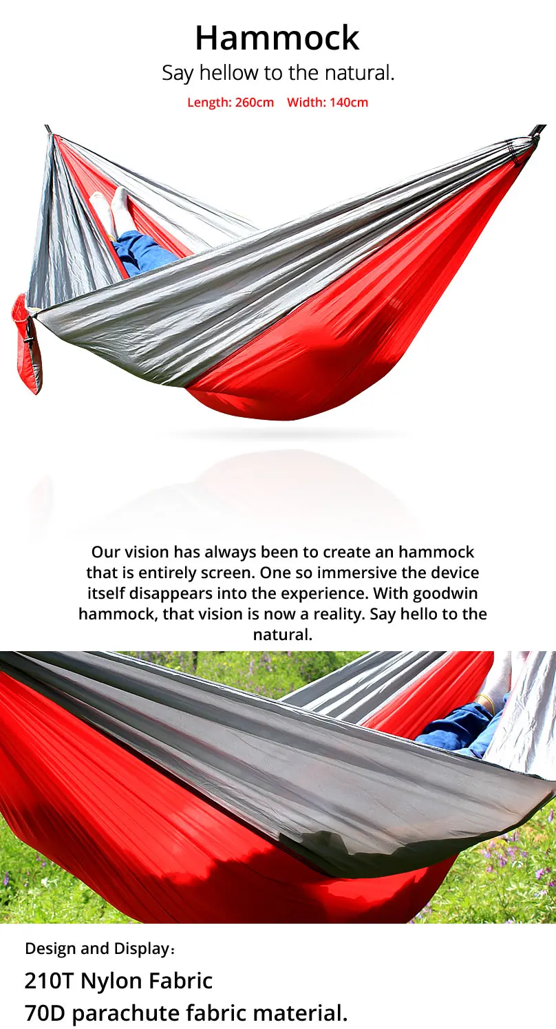 Hammak Single person parachute fabric hammock hamaka hammack army parachute