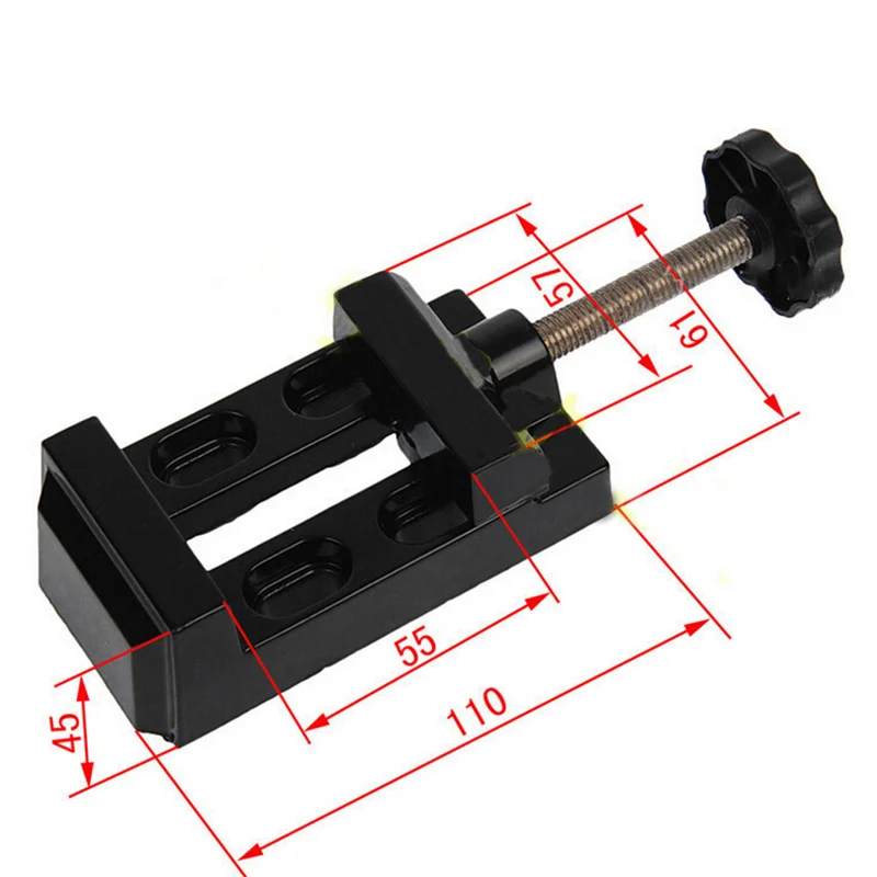Мини алюминиевый сплав стол тиски плоскогубцы металлический зажим слесарный зажим тиски DIY Инструменты для металла Woodworkng