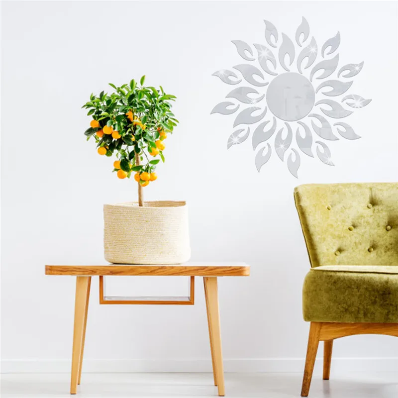 New Sun Background Wall Stickers TV Wall Stickers Home Accessories