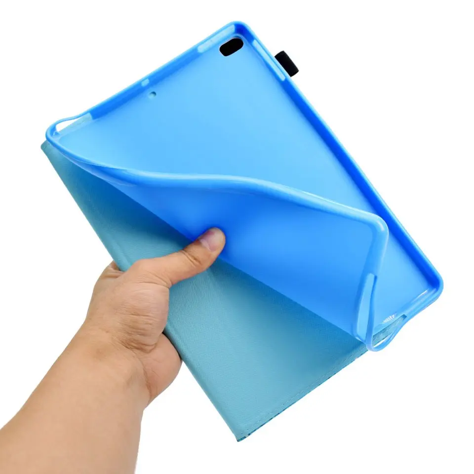 Мода окрашенные Smart Case для Apple iPad 9,7 2017 2018 воздуха 1 2 5 6 5th 6th случаи поколения с силиконовая крышка карандашница