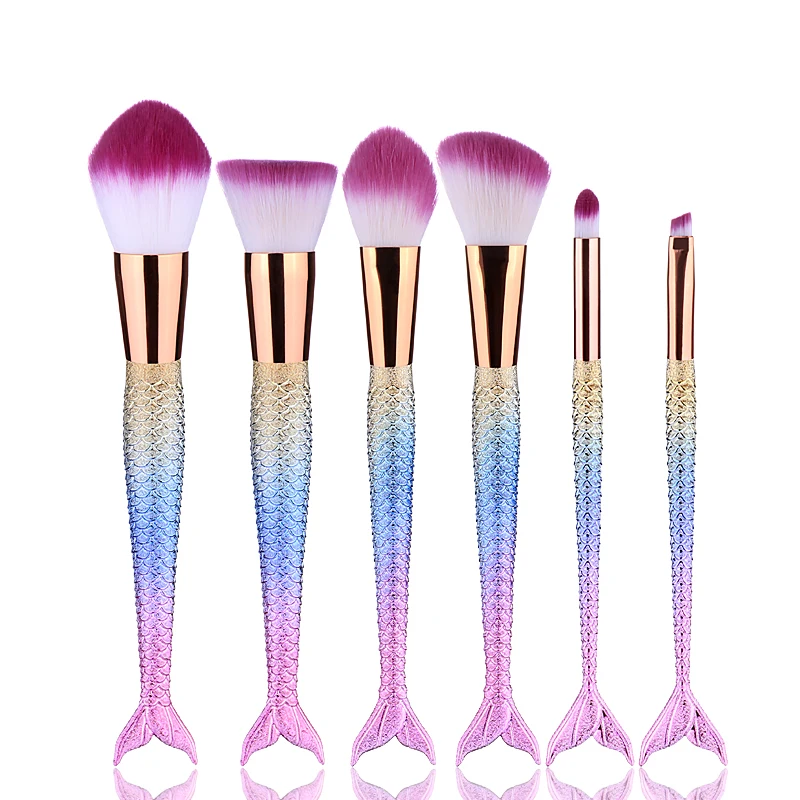 

BBL 6pcs/set Pro Makeup Brushes kits Foundation Eye Shadow Blending Powder Contour Blush Sets Cosmetics Beauty Tools