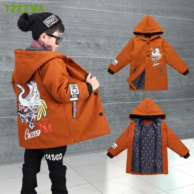 

New Kids Jackets Thick Warm Boys Coat Winter Kids Outerwear Children Clothing Top Suit Manteau Garcon