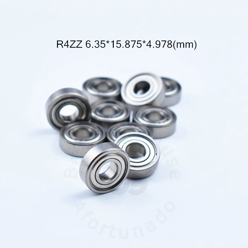 

R4ZZ 10 шт. подшипник 6,35*15,875*4,978 (мм), бесплатная доставка, хромированная сталь, металл, герметичные высокоскоростные детали механического оборудования