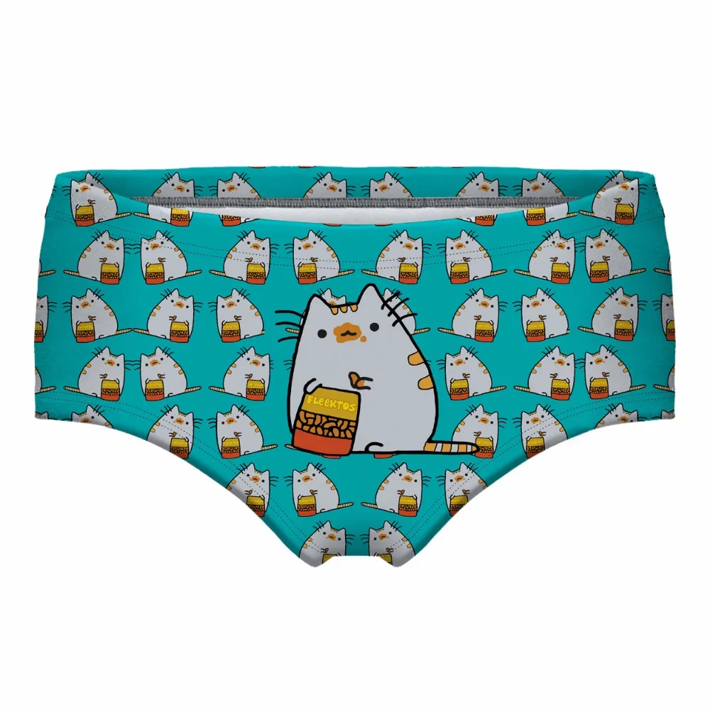 

Sexy Briefs Lingerie 3D Donut Print Ladies Underwear Panties