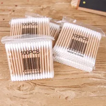 Одноразовые палочки для очистки ресниц с двойной головкой, 1 шт., удаляющая тушь для ресниц, удлиняющая ресницы, инструменты для ухода за ушками в носу