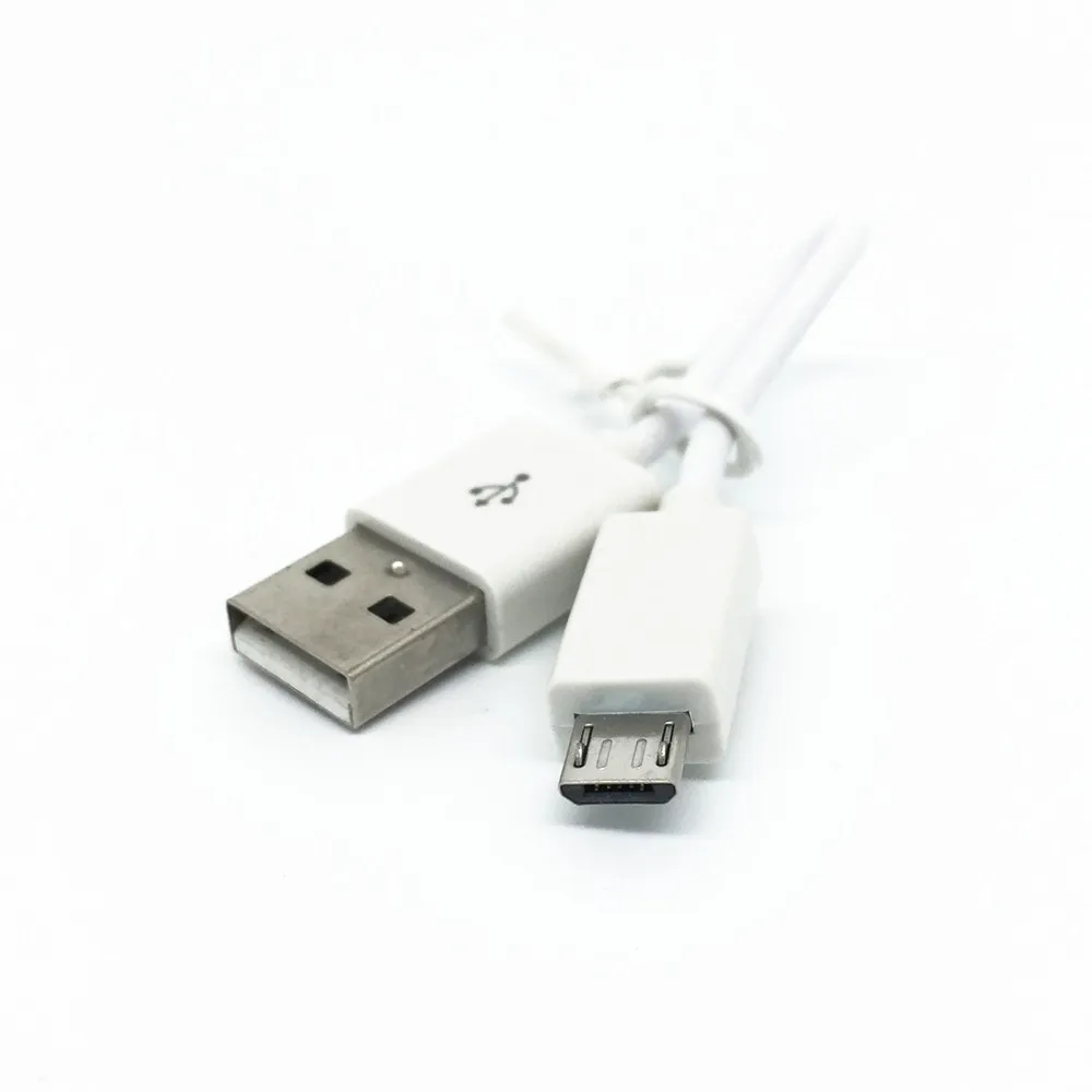 Бесплатная доставка белый 12 см 1A короткий Micro USB кабель для зарядки и