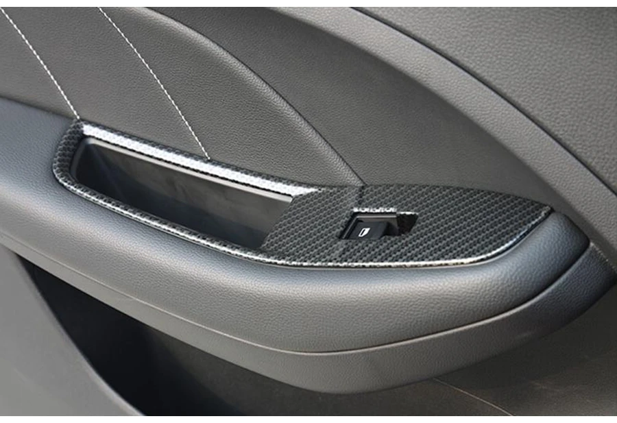 Для MG ZS автомобильные аксессуары Автомобильный держатель ручки двери Кнопка подъема окна переключатель украшение крышка отделка ABS/нержавеющая сталь