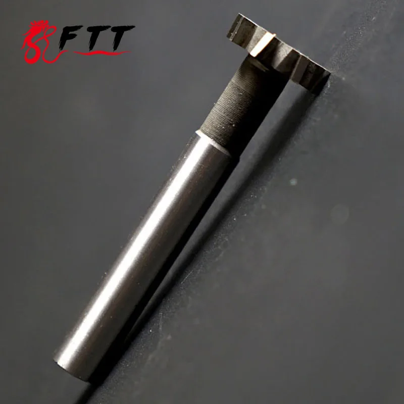 T-slot cutter Welding carbide Cutting Straight-Tooth 16-30mm Milling Cutters Welding Edge Type Tungsten Steel Side Milling