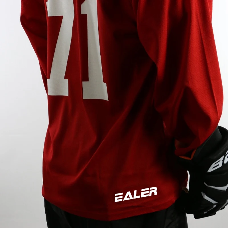EALER 2 шт один цвет дома и вдали хоккейный Джерси для практики H6000