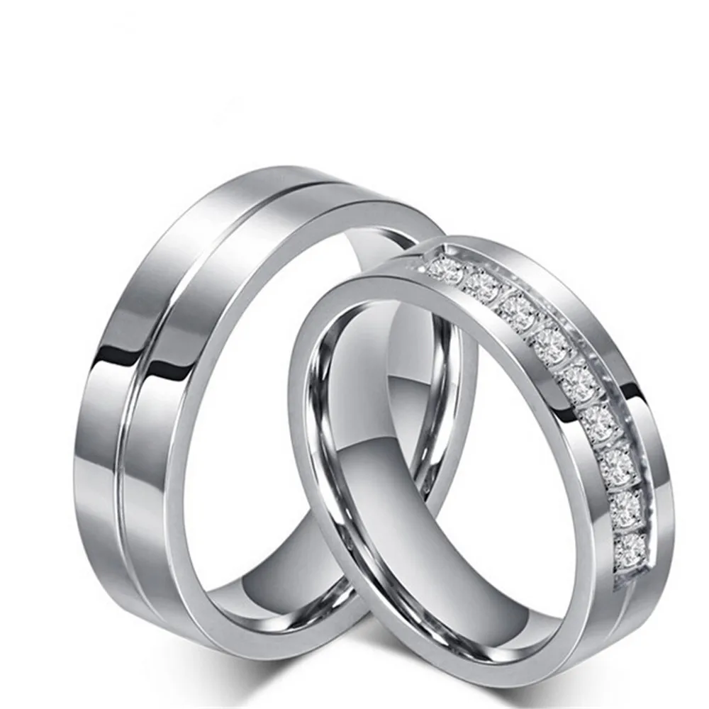 Cheap selling Stainless Steel Titanium Men Women 316L Forever Love Ring
