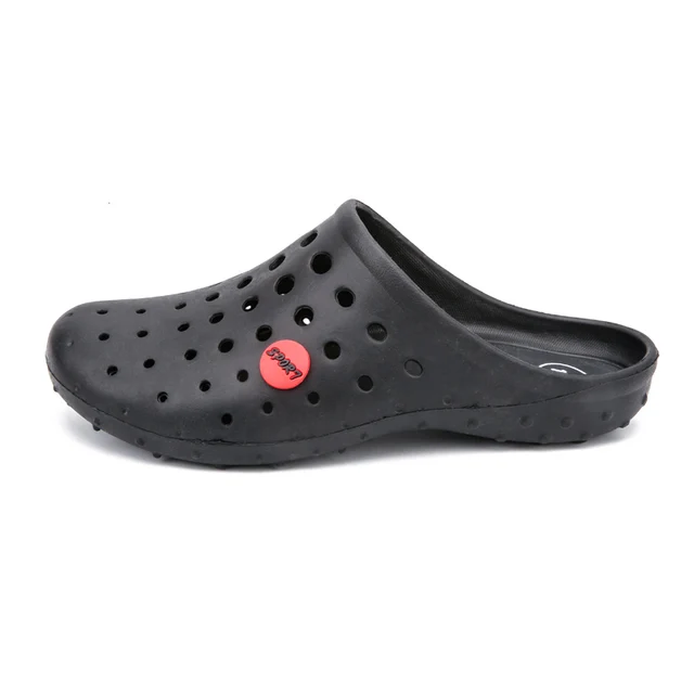 Summer Men’s Slippers Soft Bottom Non-slip Beach Shoes Flip Flops Man Outside Openwork Sandals Home Bathroom Slippers Big Size