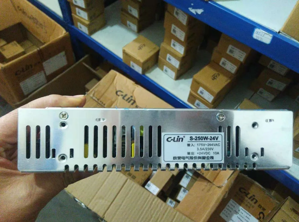

Новый оригинальный подлинный импульсный источник питания C-Lin S-250W-DC24V
