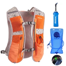 Кроссовки для бега гидратационные рюкзаки легкий марафон рюкзак для спорта на открытом воздухе 5.5L сумка гоночный Пеший Туризм Фитнес жилет гидратации пакет