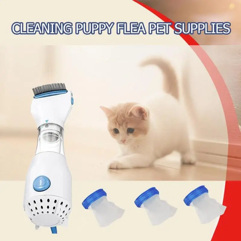 Pet Electric Lice Comb Anti Removal Kill Flea Treatment Cleaner Machine