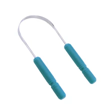 Здоровый очиститель языка ABS Ручка язык из нержавеющей стали скребок гигиена полости рта Чистящая щетка уход за полостью рта