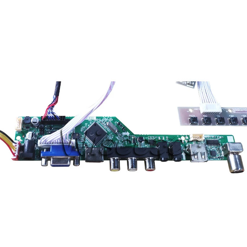  15.4'' 1280 x 800 lcd screen 30 pins lvds TV HDMI VGA AV USB AUDIO LCD Control Board U disk adverti