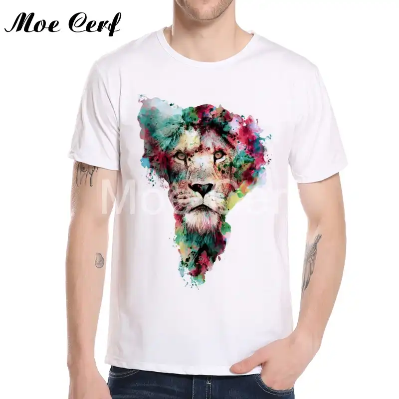 camisetas pintadas a mano para hombre