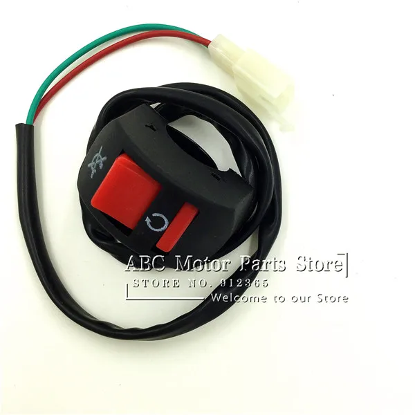 Free Shipping Universal Handlebar Motorcycle Kill Switch ON/OFF Button
