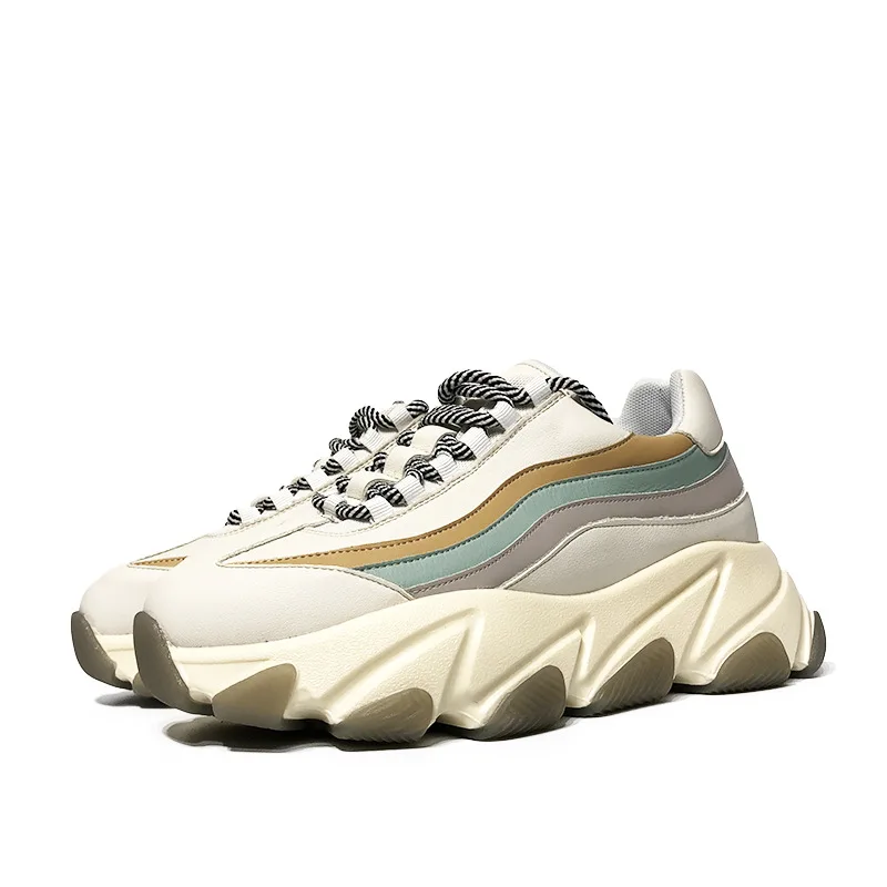 

Luxury Brand High-end Woman Shoes Hard-Wearing Height Increasing 5.5CM Women Shoes Sneakers