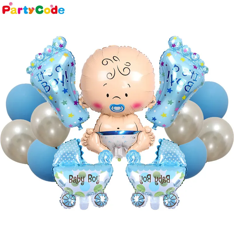 13 шт. Babyshower Фольга воздушные шары Ангел Соска-пустышка для маленьких воздушных
