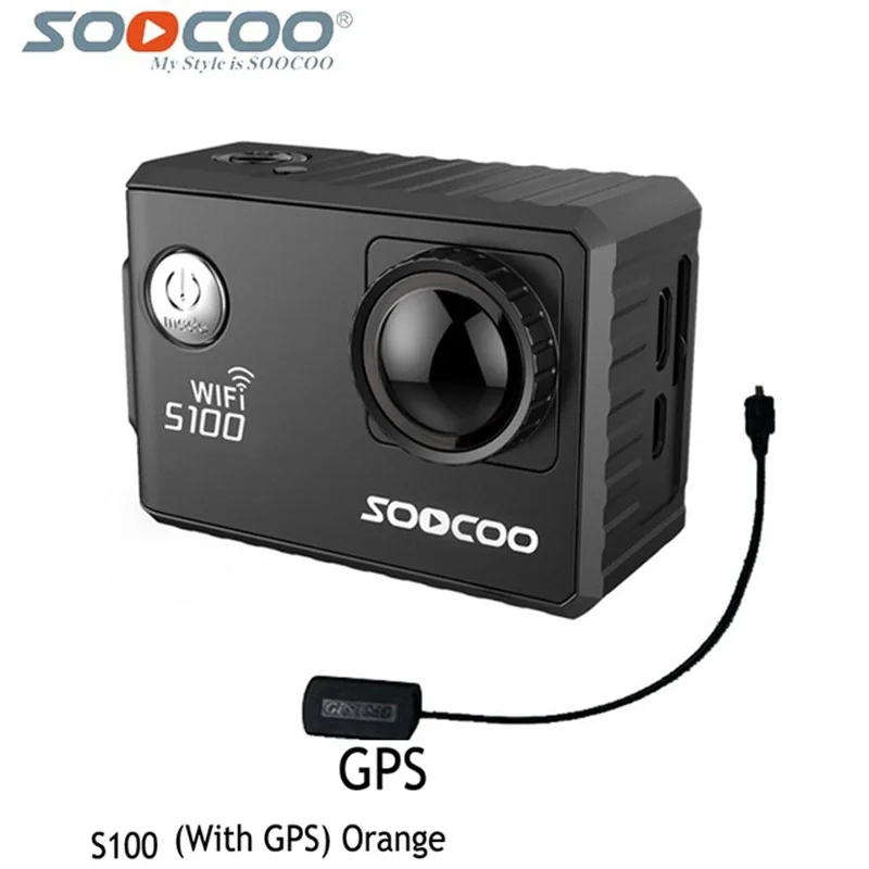 SOOCOO S100 S100 Pro Экшн-камера 4K NTK96660 сенсорный экран 20MP 30M Водонепроницаемая Спортивная камера опция gps гироскоп стабилизация изображения