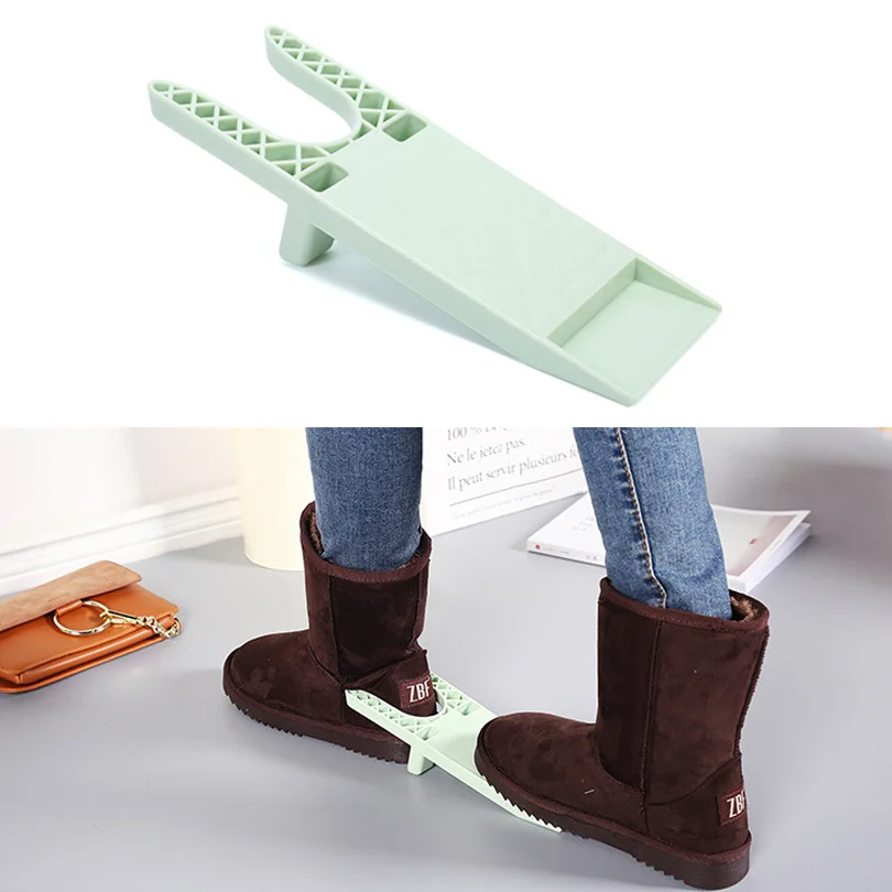 

Shoe Brush Accessory Plastic Boot Jack Puller Shoe Foot Scraper Cleaner Remover Boot Jack Shoes Supplies Take off shoes machine