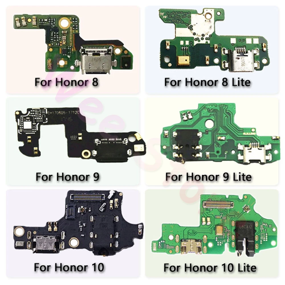 

USB Charging Port Charger Dock Connector Flex Cable For Huawei Honor 7A 7X 8 8C 8X Max 9 9i 10 20 V20 Lite Repair Parts