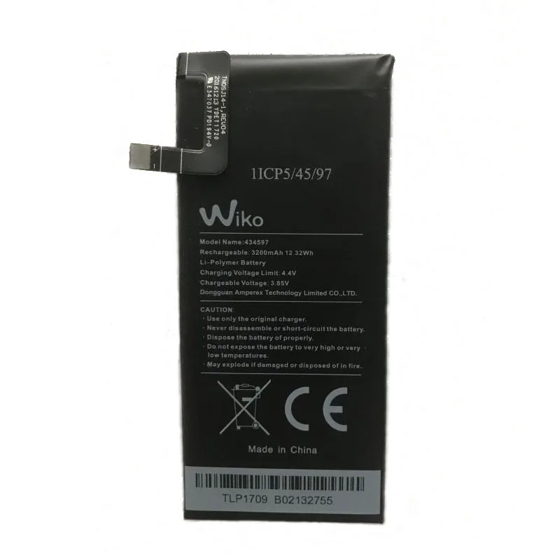 

GeLar 3.85V 3200mah battery for wiko 434597 battery 1icp5/45/97