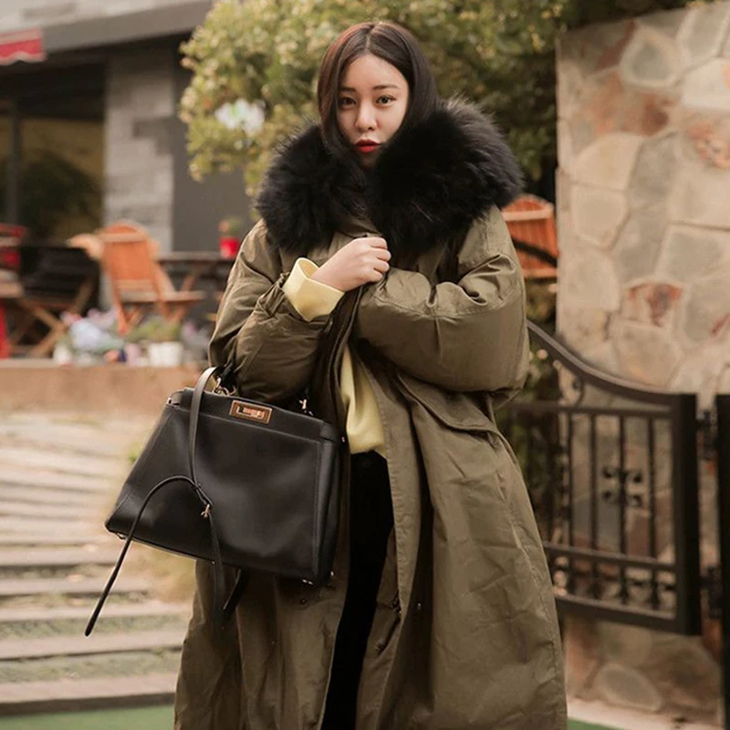 Парки Inverno Para As Mulheres искусственный мех енота воротник Sustans парка Feminino стеганые