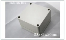 Новые Пластиковые Электронные Проект Box 83x81x56 MM Серый DIY Корпус Приборный Корпус Электротехническое оборудование