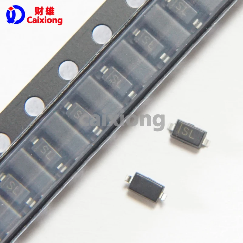 500pcs Schottky Diode 1N5819 B5819W S4 écran de soie Paquet SOD123 1206 Volume