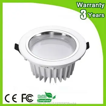 

(10PCS/Lot) 3 Years Warranty 100-110LM/W 12W LED Downlight Dimmable LED Down Light COB Ceiling Spotlight Bulb