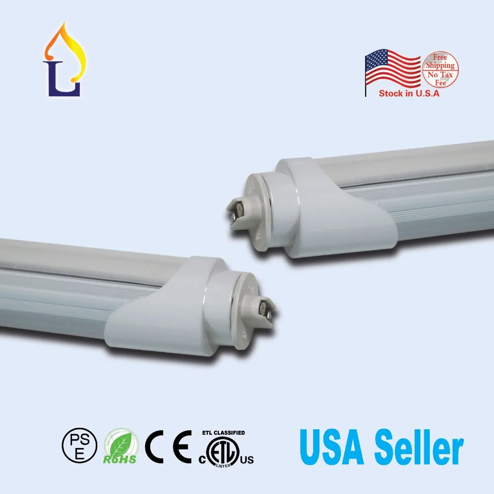 10 шт./лот ETL Список T8 Light Tube 8ft 48 Вт G13/Fa8/R17D SMD2835 28LM/привело замена флуоресцентный эффект освещения лампы светодиодные трубки