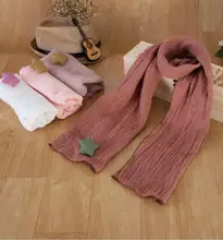 Children Scarf 2016 Autumn Winters Pentagram Boys Girls Scarf Fashion Brand Cotton Blends Keep Warm Scarf/Shaws Accessories