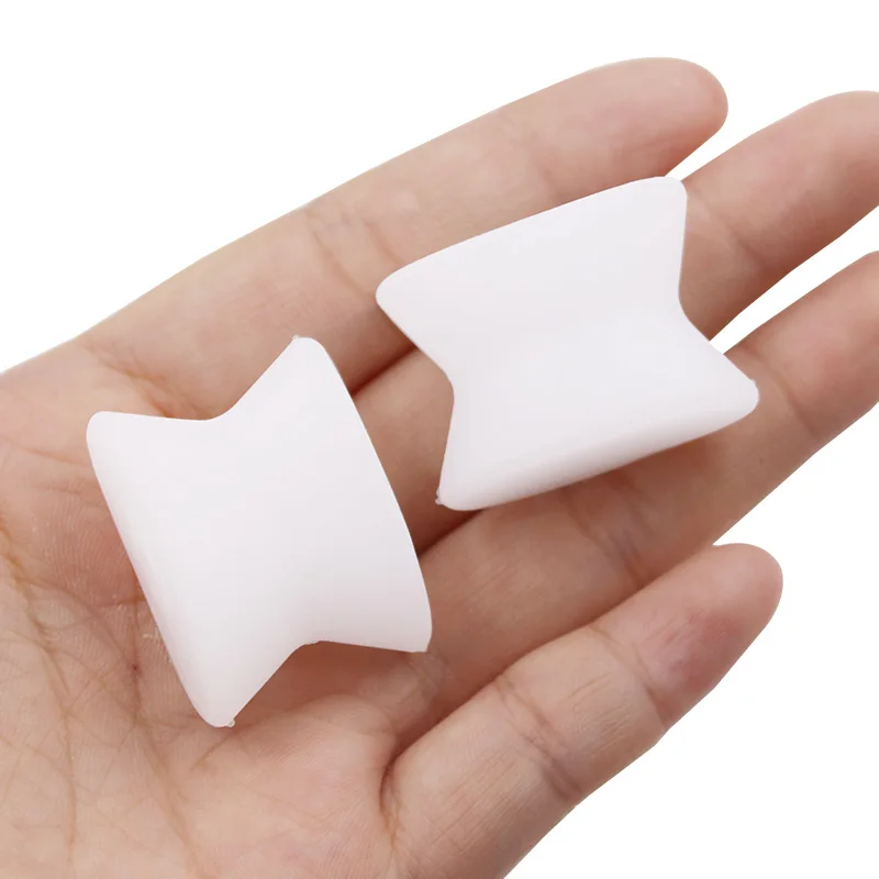 1pair Toe Separators Spacer Straightener thumb finger big feet device pad toe pads thumb valgus corrector Relief Foot Bunion