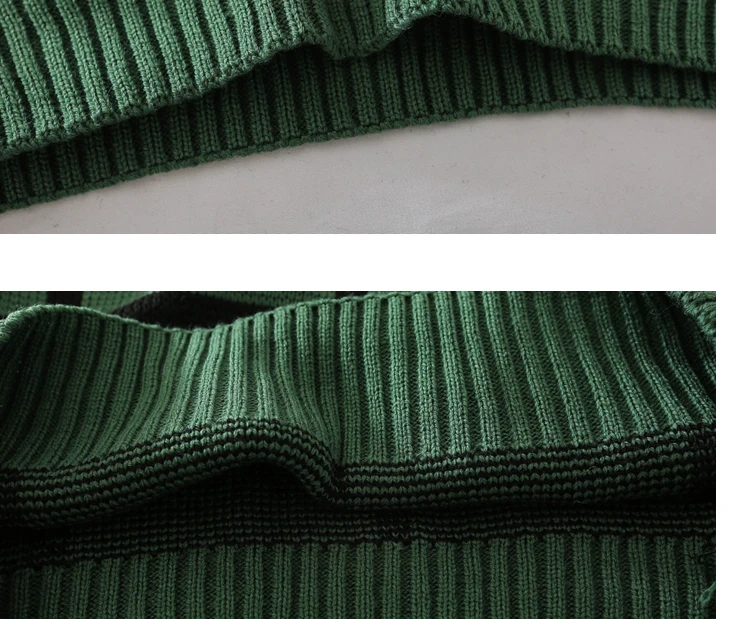 Зимний мужской свитер толстый вязаный плед в стиле ретро с круглым вырезом мягкий теплый корейский стиль Универсальный свитер мужской Клетчатый Ретро Шикарный пуловер