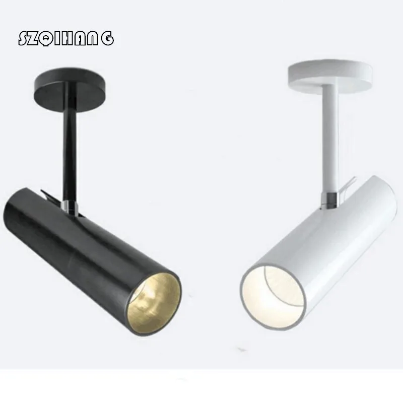 

Hight light 12W 20W White shell / Black shell COB LED track light AC85-265V LED Ceiling Spot light