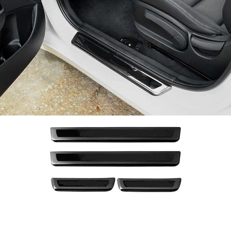

Decorative Automobile Chromium Auto Foot Pedal Exterior Fashion Sticker Strip Parts Trim Bright Sequins 18 19 FOR Hyundai Mistra
